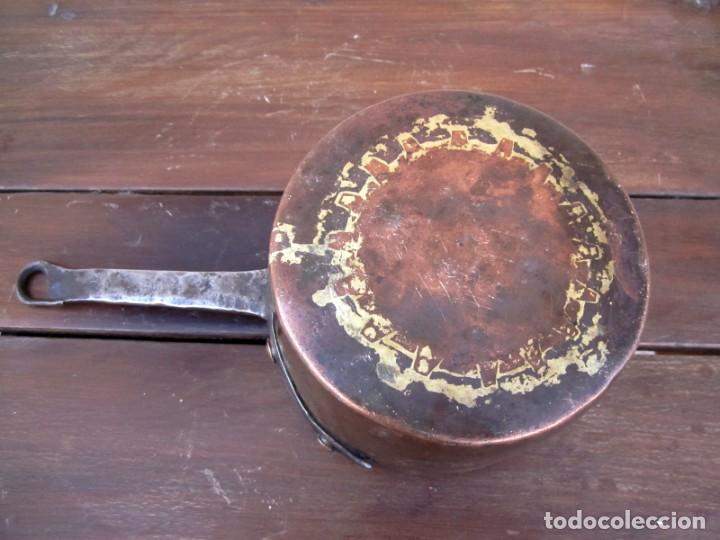 Antig&uuml;edades: Cazo de cobre y hierro - Foto 3