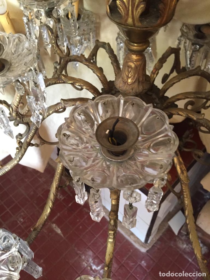 Antig&uuml;edades: L&Aacute;MPARA ESTILO IMPERIO - Foto 4