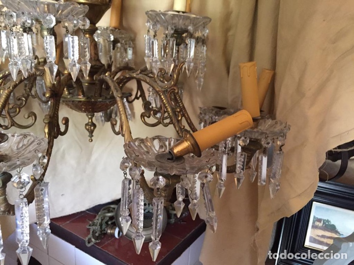 Antig&uuml;edades: L&Aacute;MPARA ESTILO IMPERIO - Foto 6