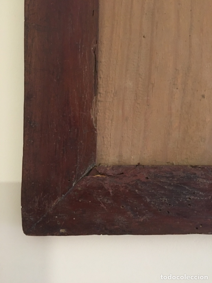 Antig&uuml;edades: ANTIGUO MARCO DE MADERA - SIGLO XIX - Foto 2