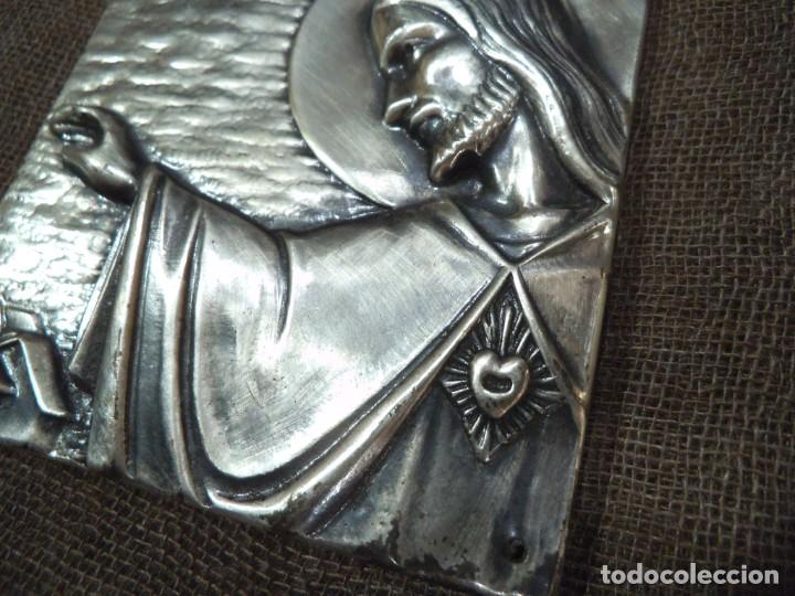 Antig&uuml;edades: PLACA - PUERTA ( CRISTO ) CUADRADA LT - Foto 1