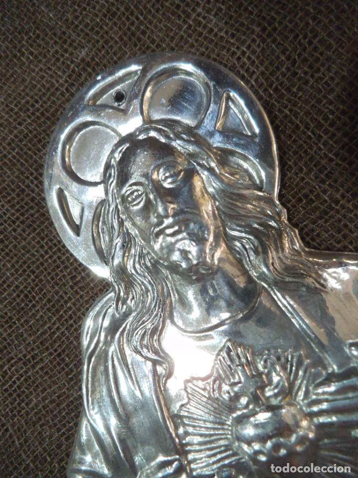 Antig&uuml;edades: PLACA - PUERTA ( CORAZ&Oacute;N DE JES&Uacute;S ) AL - Foto 3