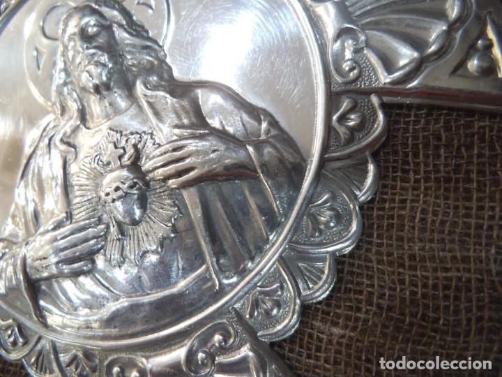 Antig&uuml;edades: PLACA - PUERTA ( CORAZ&Oacute;N DE JES&Uacute;S ) CRUZ - Foto 5