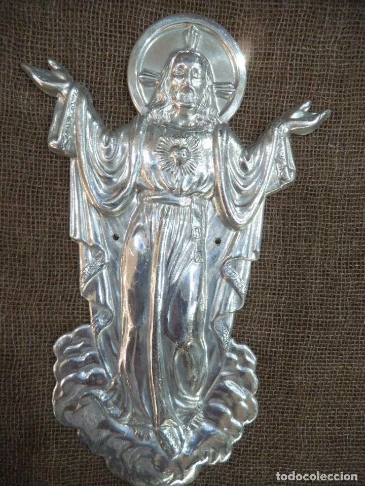 Antig&uuml;edades: PLACA - PUERTA ( CORAZ&Oacute;N DE JES&Uacute;S ) NUBE - Foto 1