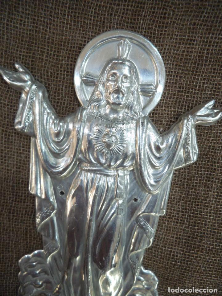Antig&uuml;edades: PLACA - PUERTA ( CORAZ&Oacute;N DE JES&Uacute;S ) NUBE - Foto 2