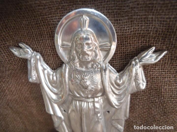 Antig&uuml;edades: PLACA - PUERTA ( CORAZ&Oacute;N DE JES&Uacute;S ) NUBE - Foto 4