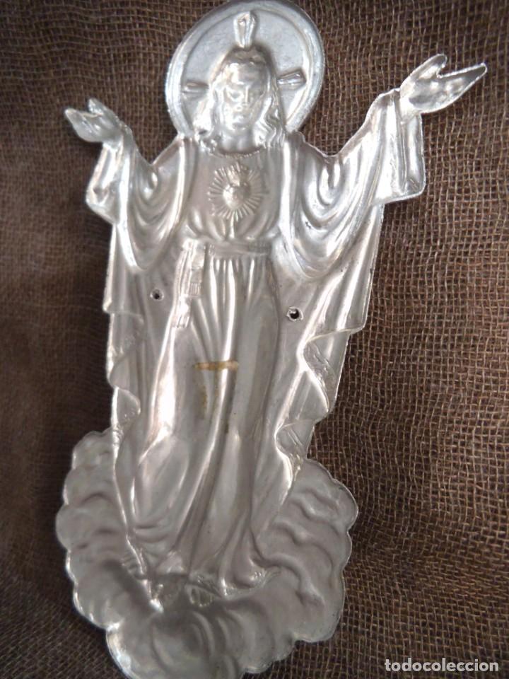Antig&uuml;edades: PLACA - PUERTA ( CORAZ&Oacute;N DE JES&Uacute;S ) NUBE - Foto 6