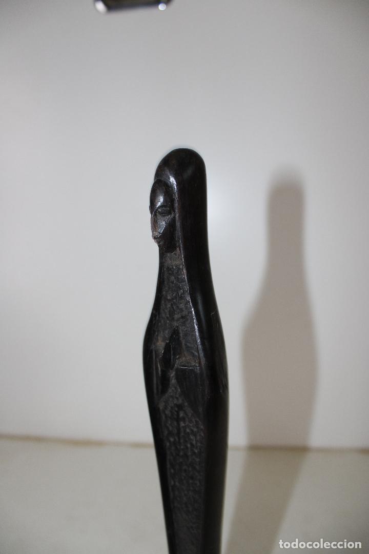 Antig&uuml;edades: virgen talla madera - Foto 2