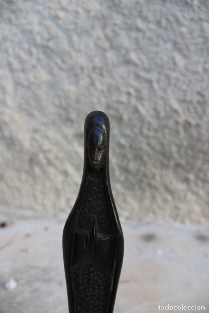 Antig&uuml;edades: virgen talla madera - Foto 7