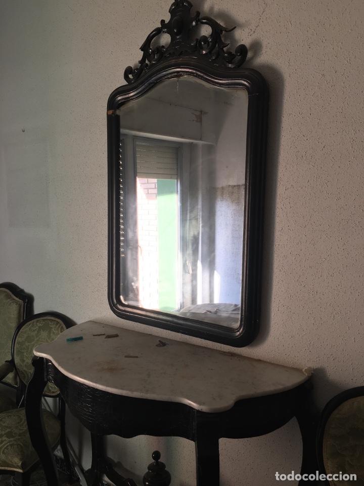 Antig&uuml;edades: Espejo antiguo isabelino - Foto 1