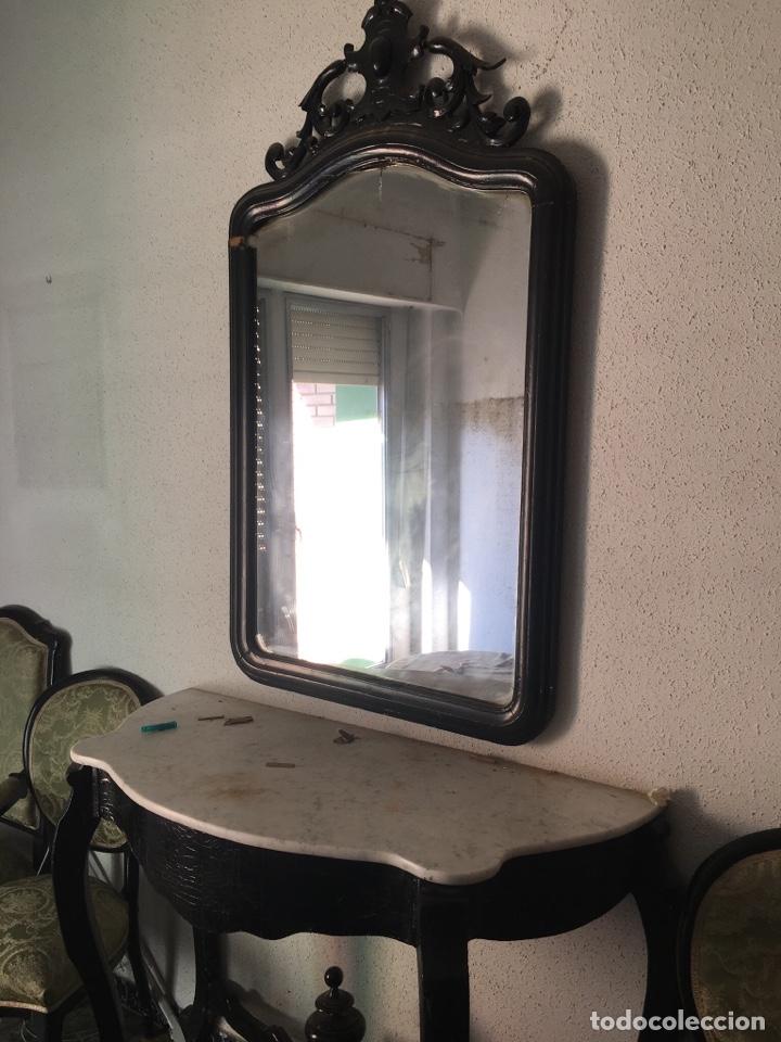 Antig&uuml;edades: Espejo antiguo isabelino - Foto 2
