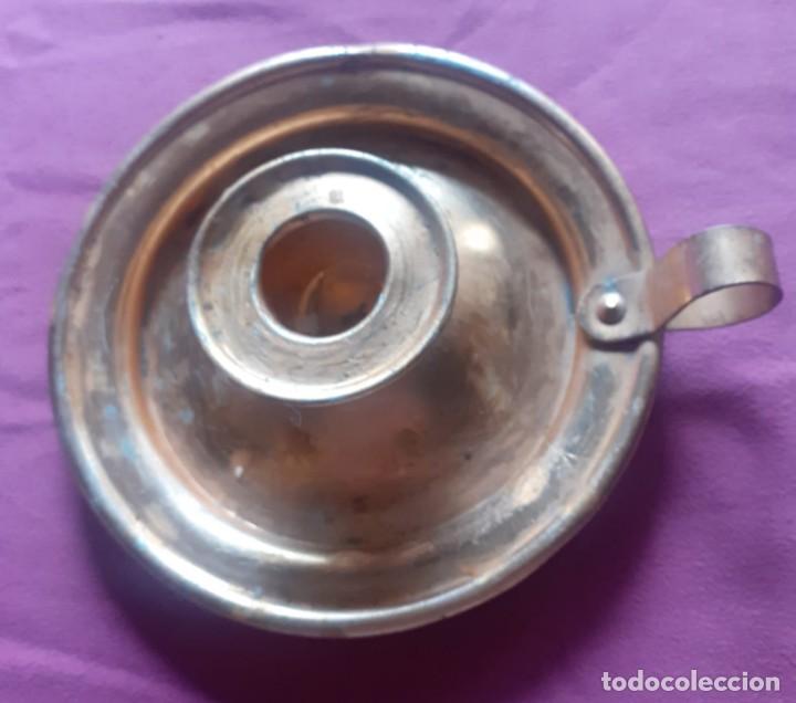 Antig&uuml;edades: Palmatoria de aluminio - Foto 2