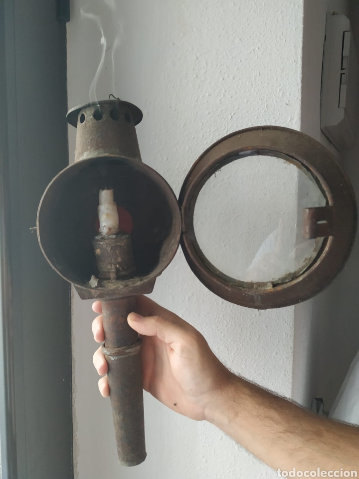 Antig&uuml;edades: Faro carruaje/carro - Foto 4
