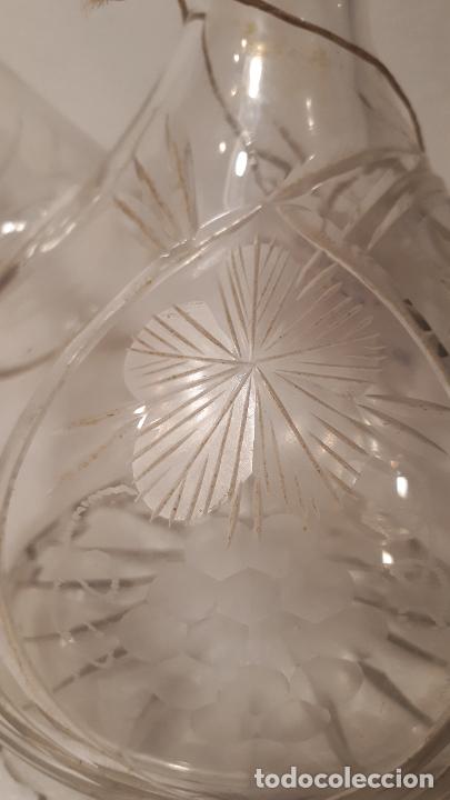 Antig&uuml;edades: Porr&oacute;n de cristal tallado - Foto 4