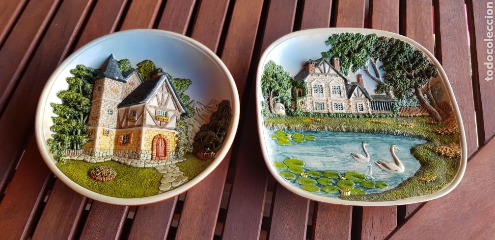 Antig&uuml;edades: Platos decorativos en relieve - Foto 1