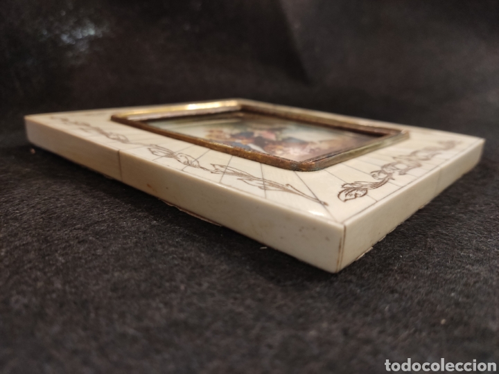 Antig&uuml;edades: Antiguo marco de marfil - Foto 2