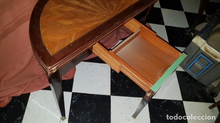Antig&uuml;edades: MESA DE JUEGOS. PLEGABLE.IMPERIO - Foto 5