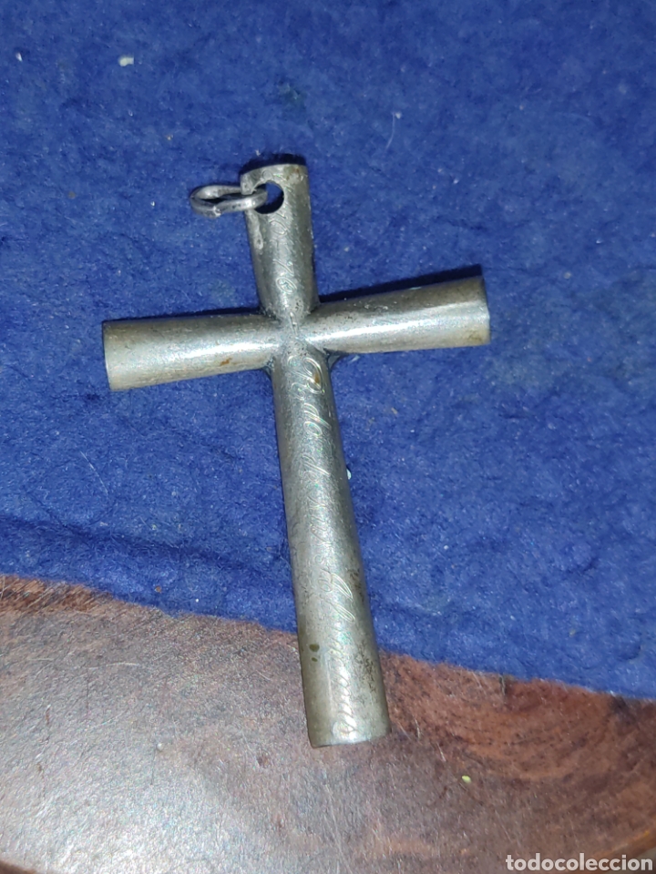 Antig&uuml;edades: Robusta Cruz de Jes&uacute;s.plata 925 - Foto 6