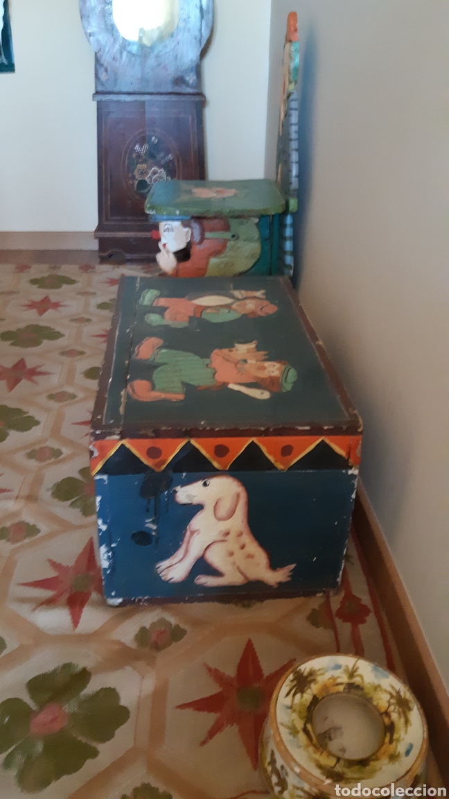 Antig&uuml;edades: Arca infantil siglo XIX - Foto 7