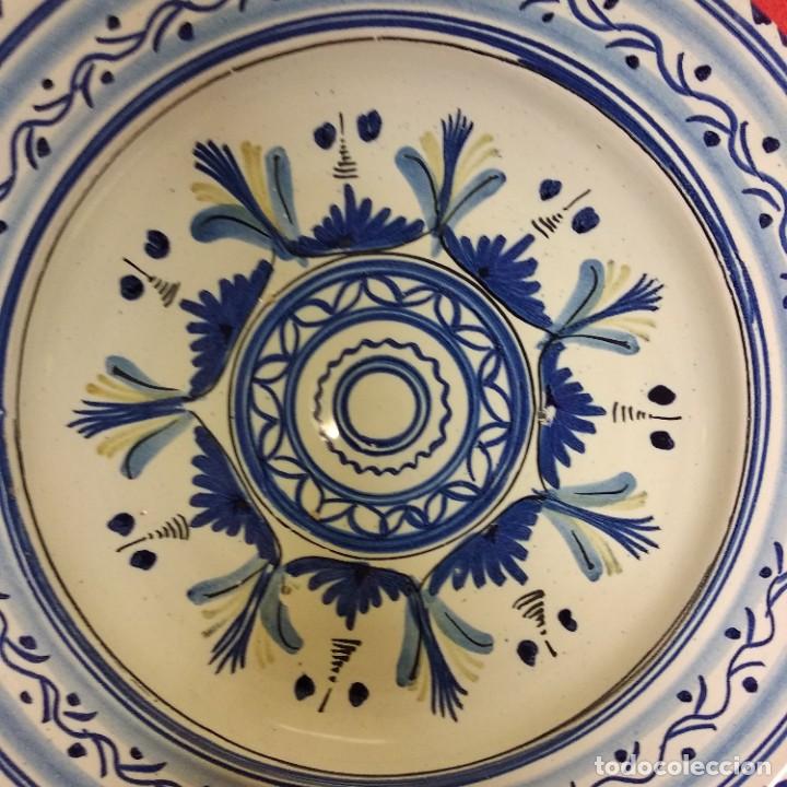 Antig&uuml;edades: PLATO ARTESANO# DIAMETRO:26CM. - Foto 3