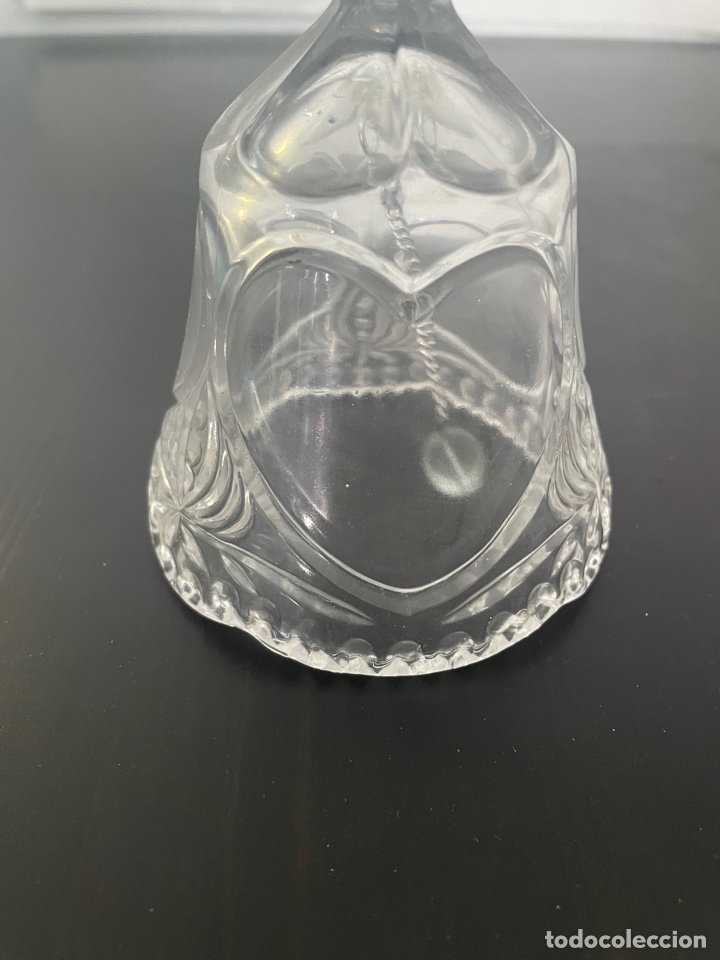 Antig&uuml;edades: Campana de cristal esmerilado - Foto 2