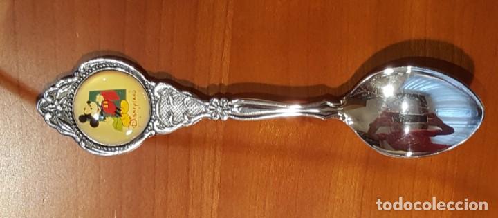 Antig&uuml;edades: Cucharilla Miki Mouse ba&ntilde;ada en plata - Foto 1