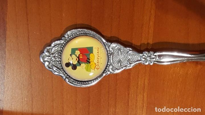Antig&uuml;edades: Cucharilla Miki Mouse ba&ntilde;ada en plata - Foto 2