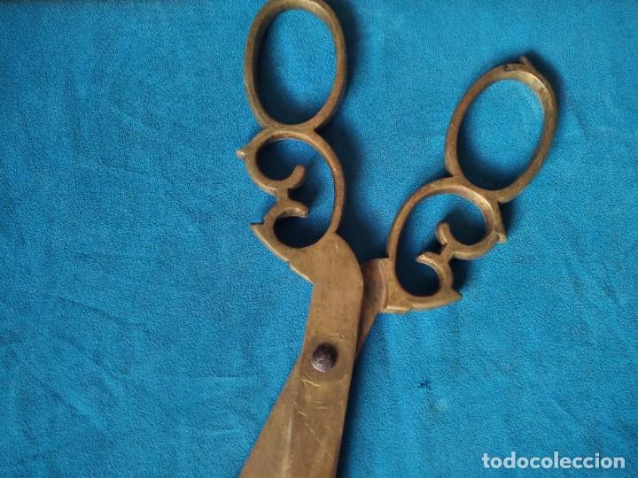 Antig&uuml;edades: tenazas bronce chimenea - Foto 8