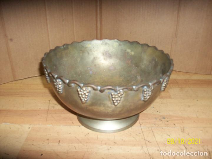 Antig&uuml;edades: CENTRO DE MESA DE BRONCE-PLATEADO - Foto 1