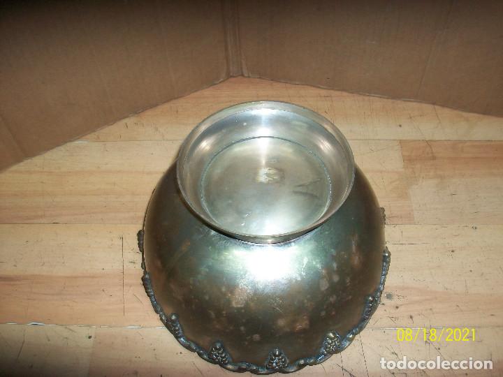 Antig&uuml;edades: CENTRO DE MESA DE BRONCE-PLATEADO - Foto 3
