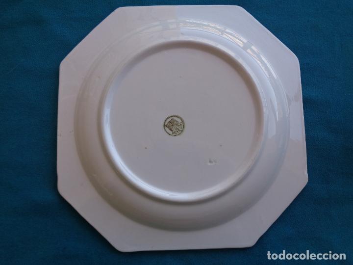 Antig&uuml;edades: ANTIGUO PLATO OCTOGONAL DE OVIEDO - Foto 2