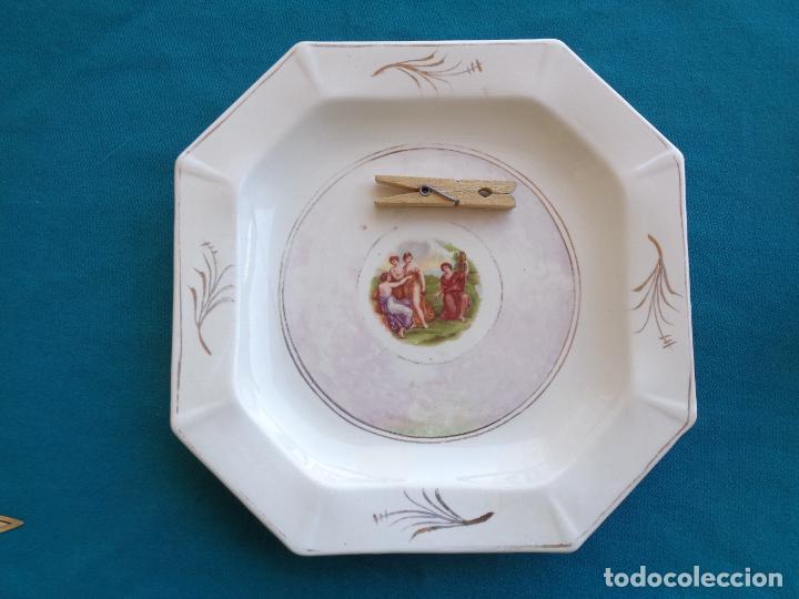 Antig&uuml;edades: ANTIGUO PLATO OCTOGONAL DE OVIEDO - Foto 5