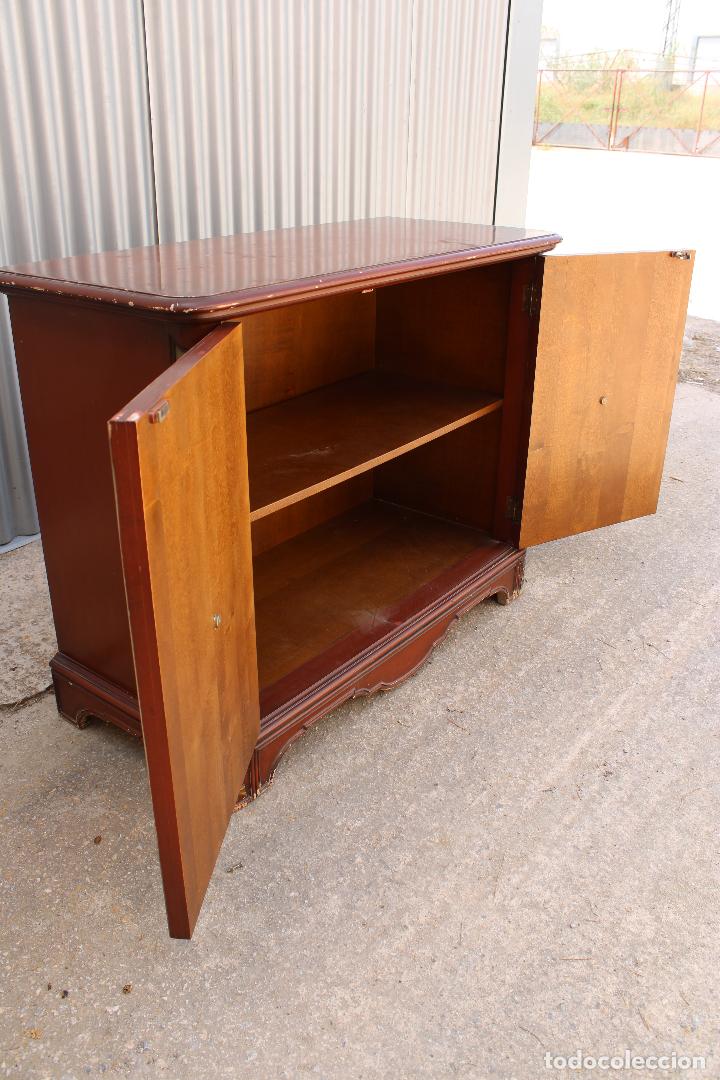 Antig&uuml;edades: consola mueble recibidor de madera - Foto 2