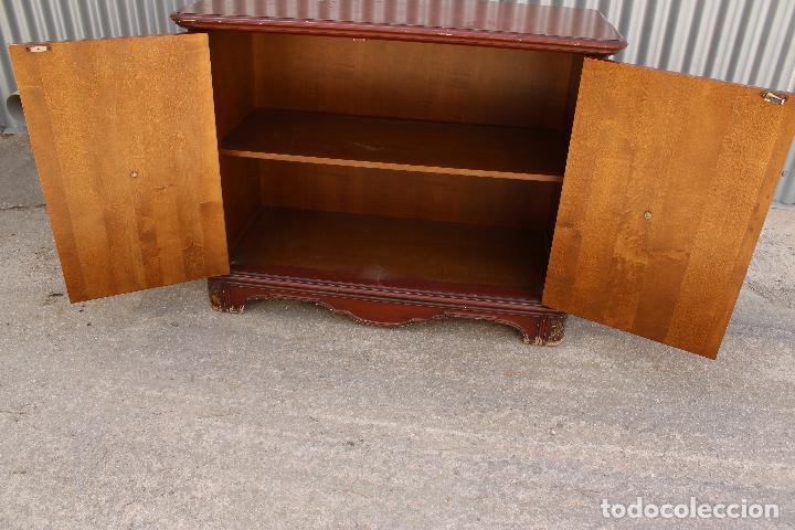 Antig&uuml;edades: consola mueble recibidor de madera - Foto 3