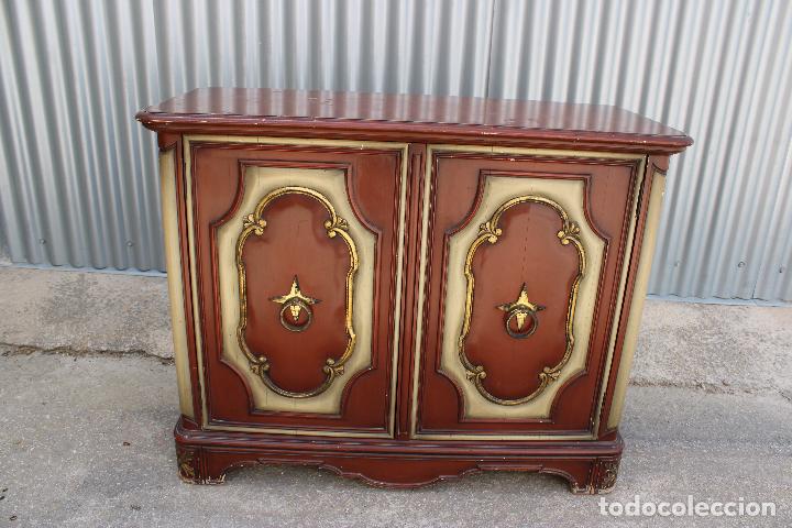 Antig&uuml;edades: consola mueble recibidor de madera - Foto 5