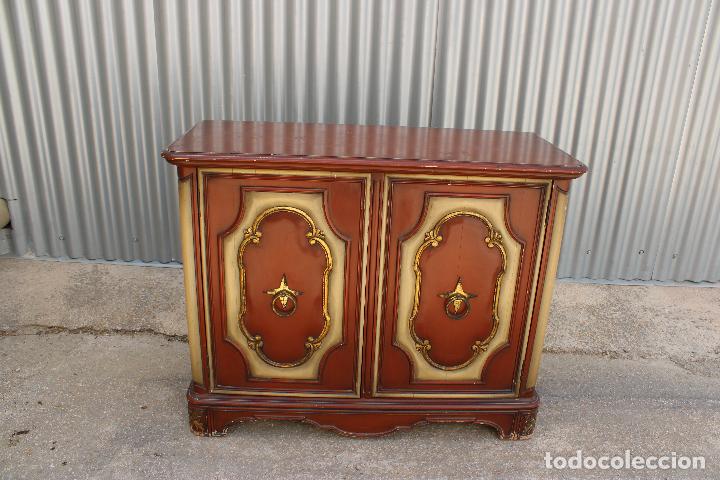 Antig&uuml;edades: consola mueble recibidor de madera - Foto 8