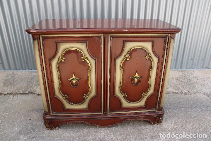 Antig&uuml;edades: consola mueble recibidor de madera - Foto 1
