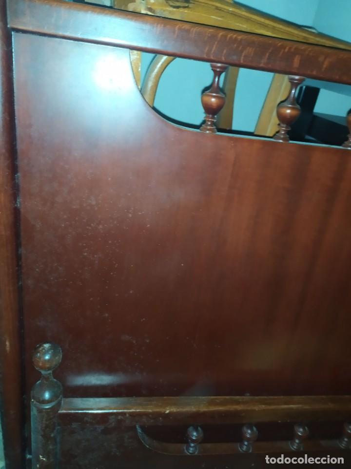 Antig&uuml;edades: Arreglo cama con barrotes - Foto 1