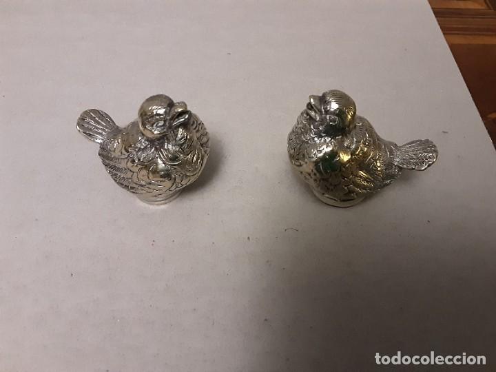 Antig&uuml;edades: Salero y pimentero plata - Foto 2
