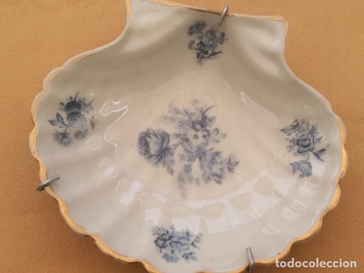 Antig&uuml;edades: CONCHA de porcelana limonges - Foto 2