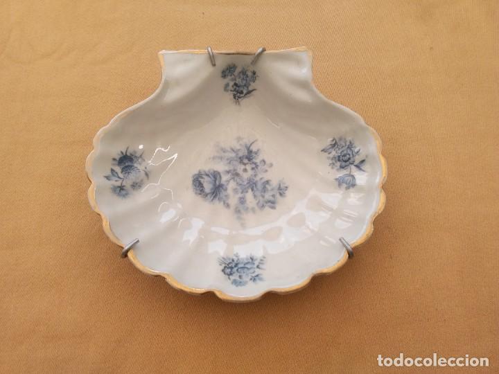 Antig&uuml;edades: CONCHA de porcelana limonges - Foto 3