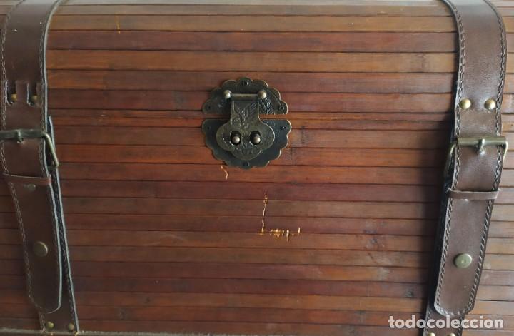 Antig&uuml;edades: Baul Cofre 76 cm largo - Foto 3