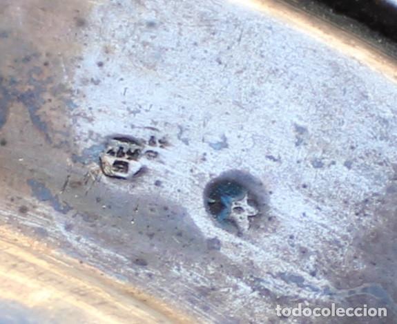 Antig&uuml;edades: jarron de cristal tallado y plata de ley - Foto 9