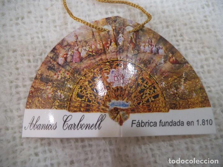 Antig&uuml;edades: ABANICO &uml;CARBONELL &uml; ( NEGRO ) VERDE - Foto 12