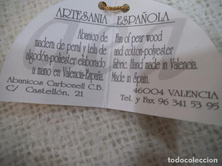 Antig&uuml;edades: ABANICO &uml;CARBONELL &uml; ( NEGRO ) VERDE - Foto 13