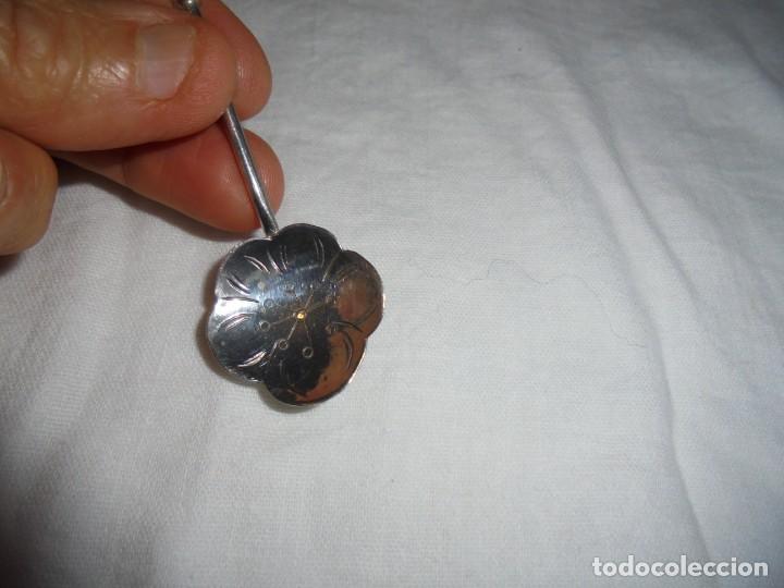 Antig&uuml;edades: CUCHARILLA DE PLATA CU&Ntilde;ADA STERLING 950 - Foto 5