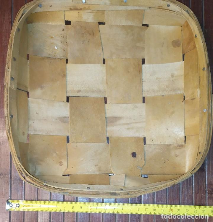 Antig&uuml;edades: Canasto panera mimbre peque&ntilde;o - Foto 1