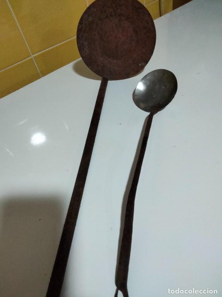 Antig&uuml;edades: ANTIGUAS CUCHARAS DE METAL - Foto 2