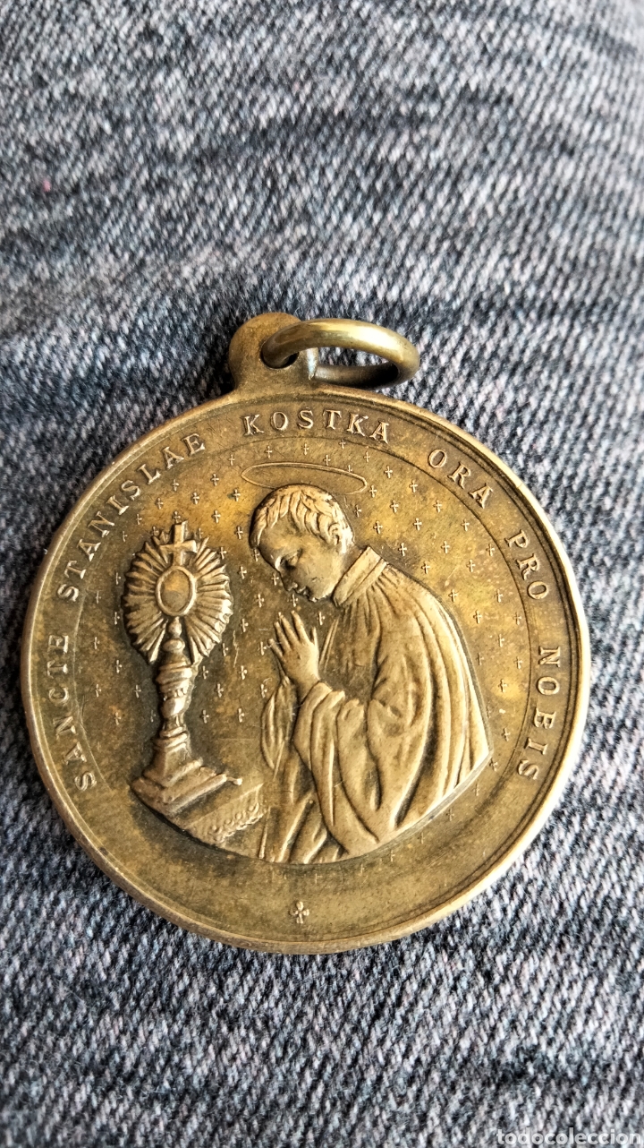 Antig&uuml;edades: MEDALLA RELIGIOSA BRONCE - Foto 2