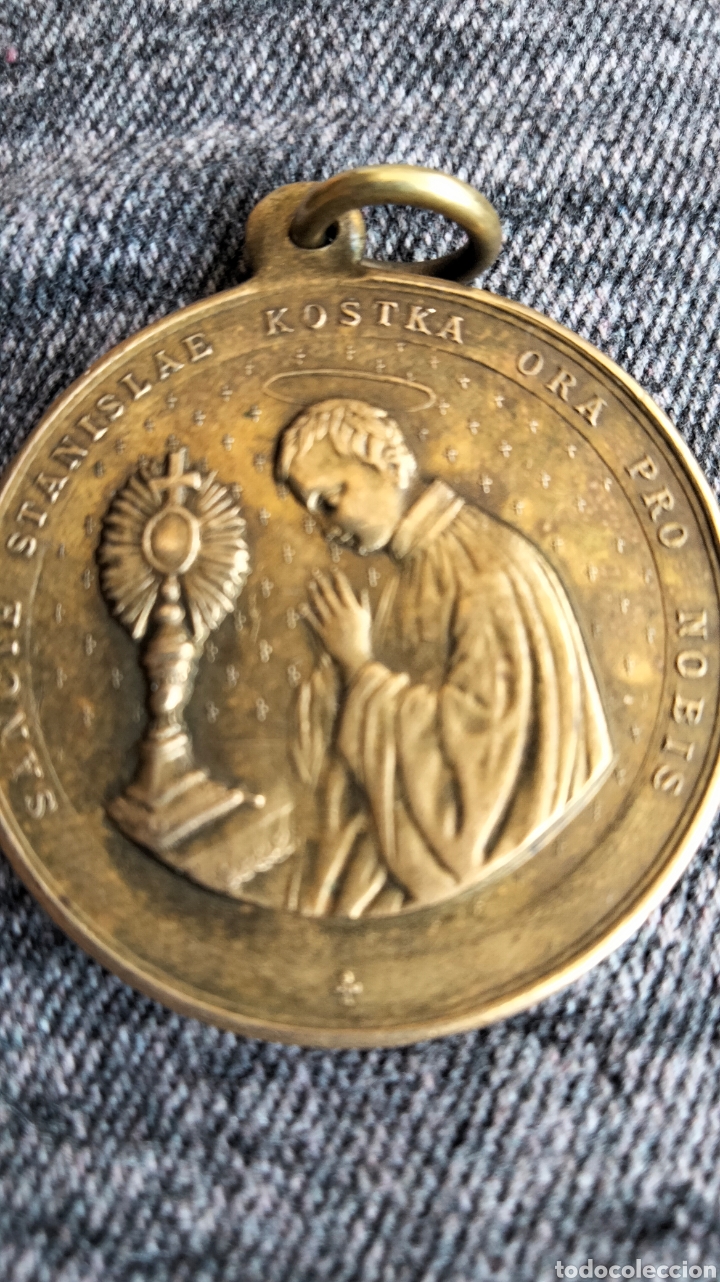 Antig&uuml;edades: MEDALLA RELIGIOSA BRONCE - Foto 3